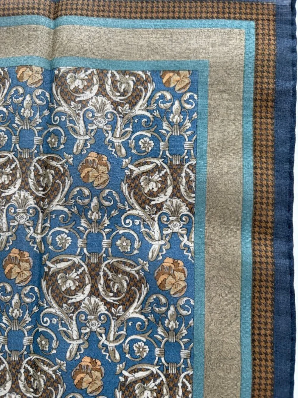 NWT Christian Dior Cotton Ornate Scarf